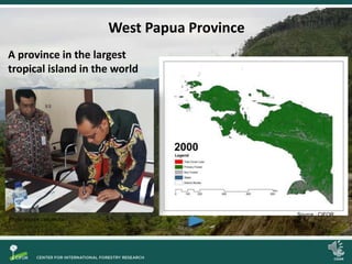 Dietary transition and food system disruption in forested areas of Indonesia