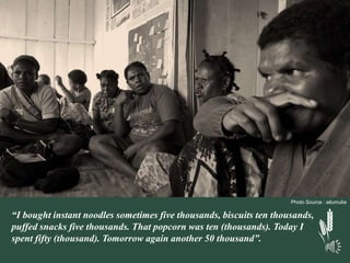 Dietary transition and food system disruption in forested areas of Indonesia