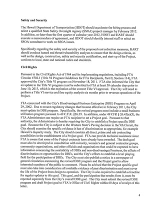 FTA Final Design Letter