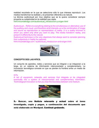 IMPORTANCIAS DE LAS NTICS EN LA EDUCACION