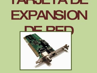 TARJETA DE EXPANSION DE RED 