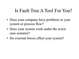 FTA Slides for users.ppt slides for engineering. | PPT