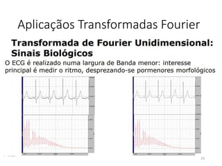 Aplicaçãos Transformadas Fourier
33
 