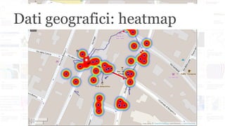 Dati geografici: heatmap
 