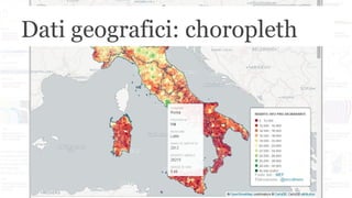Dati geografici: choropleth
 