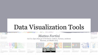 Data Visualization Tools
Matteo Fortini
Cul.T.A. Open Data per il Territorio: Cultura, Turismo, Ambiente
Ravenna, 20 Ottobre 2015
 