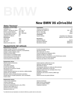  FT BMW X6 x drive30d