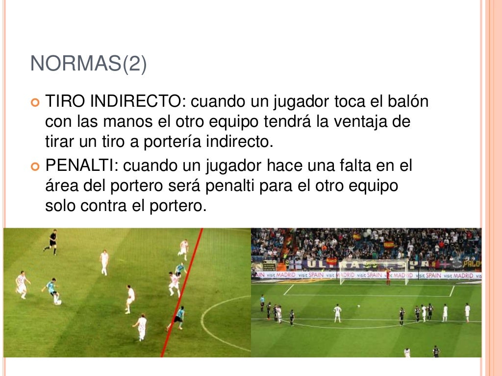 futbol normas