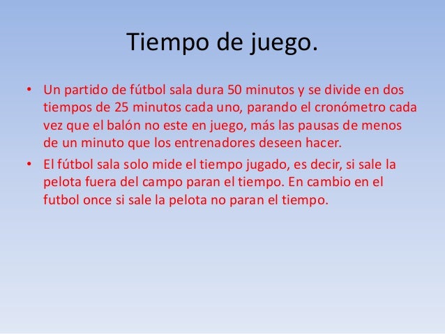 Fútbol sala