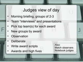 Ftc judging | PPT