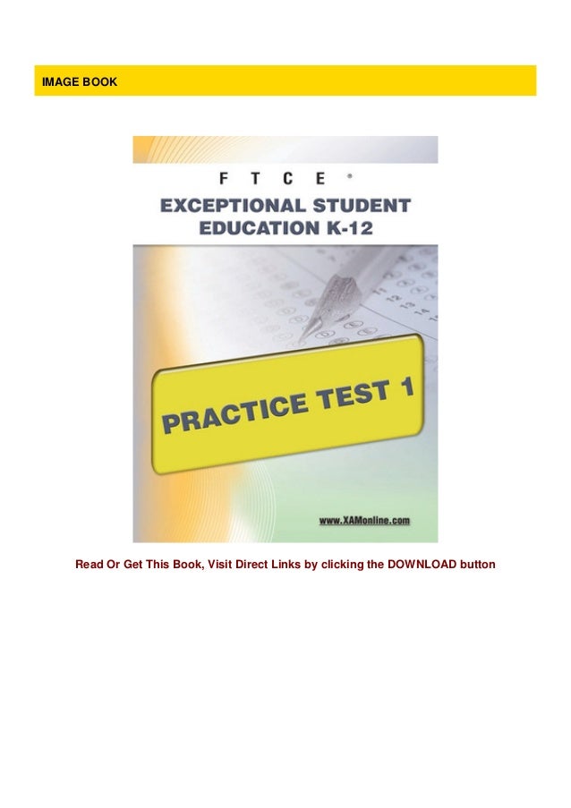 PDF FTCE Exceptional Student Education K12 Practice