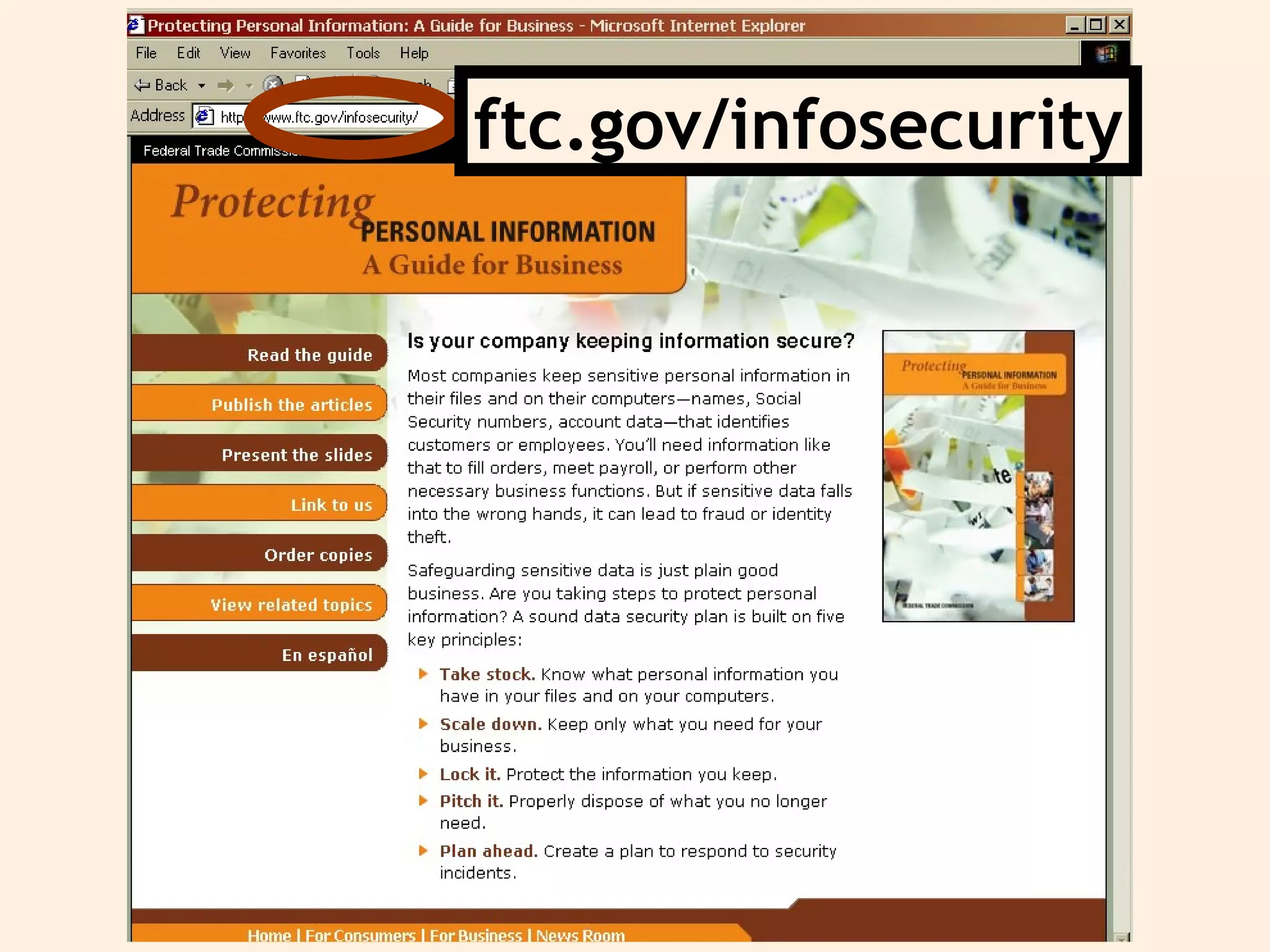 ftc.gov/infosecurity 