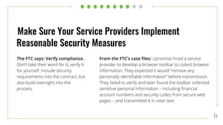 Federal Trade Commission's Start With Security Guide