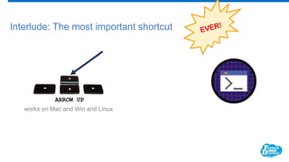 Interlude: The most important shortcut
 