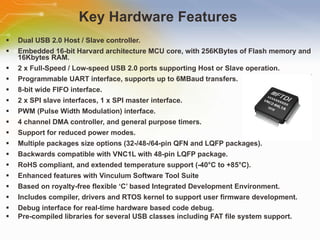 Vinculum-II Embedded Dual USB Host Controller IC | PPT