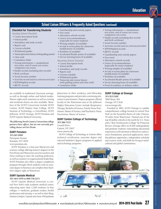 Fort Drum Post Guide PDF