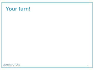 Your turn!
19
 