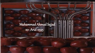 Muhammad Ahmad Sajjad
20- Arid-2595
 