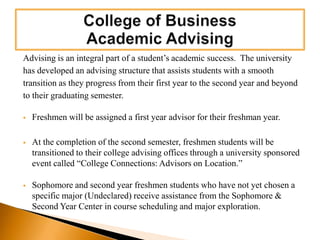 E-mail is the means of communication in the College of Business: your name@knights.ucf.eduCollege of Business Advising OfficeLocation: Business Administration II (BA2, Room 101)Phone Number: (407) 823-2184Email Address: uss@bus.ucf.eduCOBA pass located on myUCF, Student Self ServiceEnter NID#, UCF ID# to see an advisor.