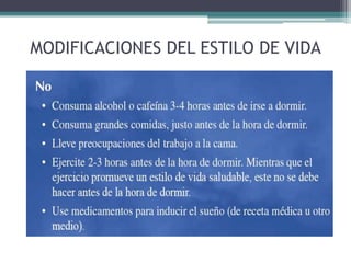 MODIFICACIONES DEL ESTILO DE VIDA

 