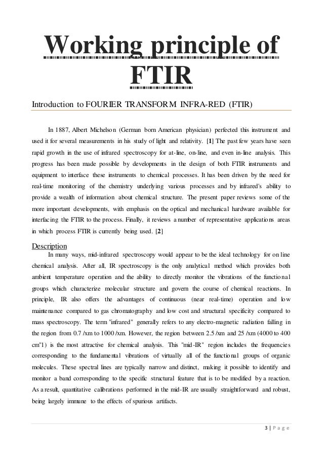 Ftir principle