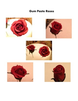 Gum Paste Roses