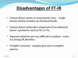 FTIR spectrophotometer | PPTX