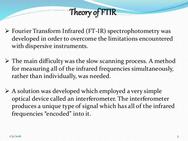 Ftir Spectrophotometer