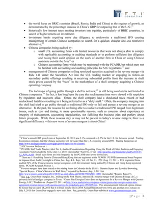 | P a g e 3
• the world focus on BRIC countries (Brazil, Russia, India and China) as the engines of growth, as
demonstrate...