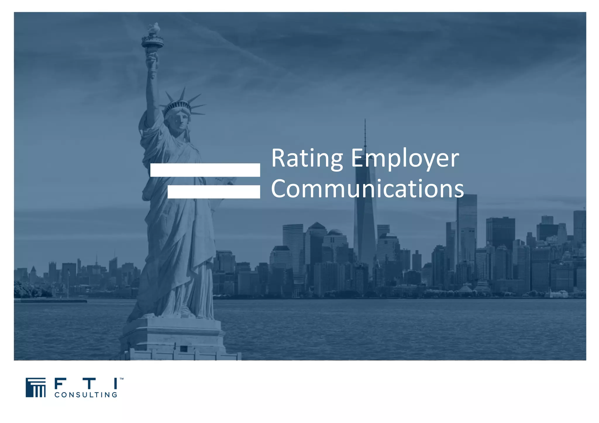 Rating Employer
Communications
 