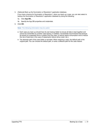 Ftk install guide | PDF