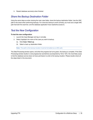 Ftk install guide | PDF