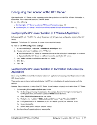 Ftk install guide | PDF