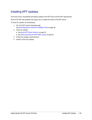 Ftk install guide | PDF