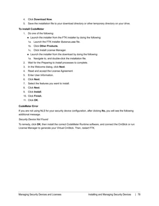 Ftk install guide | PDF