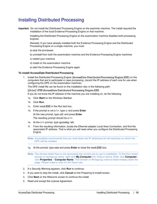 Ftk install guide | PDF