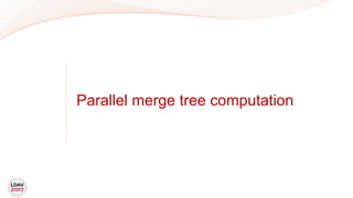 Parallel merge tree computation
 