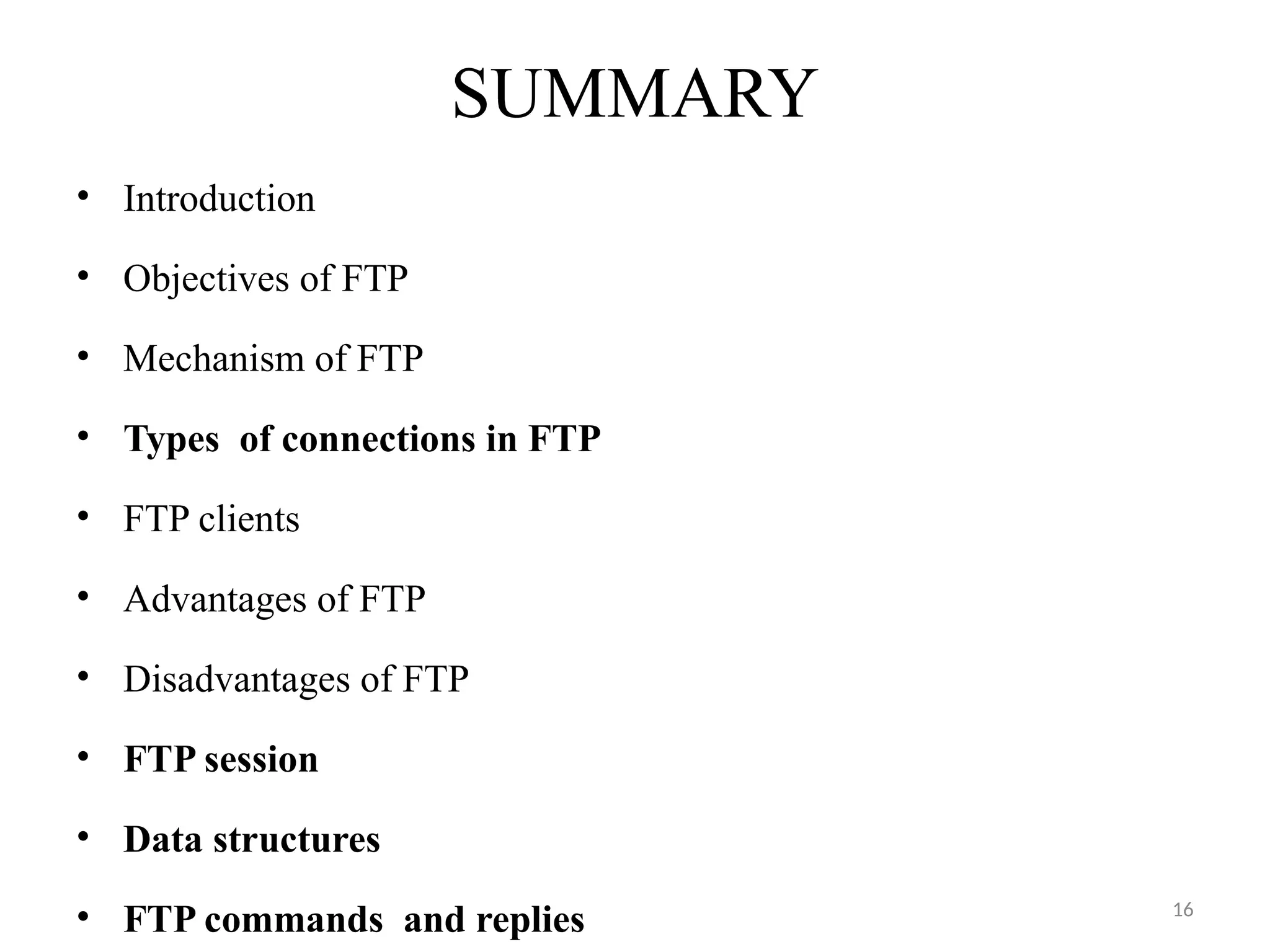Introduction to File Transfer Protocol with commands in FTP | PPTX