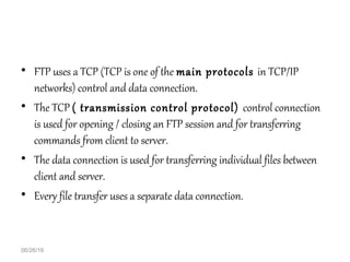 File Transfer protocols | PPT