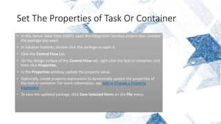 SSIS : Ftp and script task | PPT