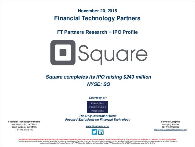ft partners research square completes its ipo raising 243 million steve mclaughlin ft partners