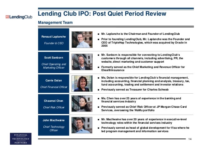 The lending club ipo date
