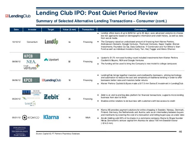 Should i invest in lending club ipo