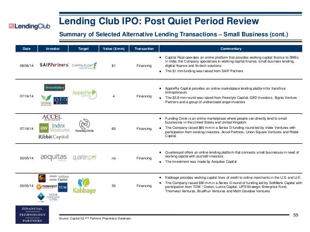 Lending club ipo wiki