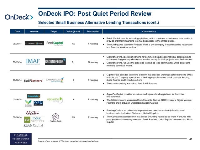 What is quite period in ipo mean