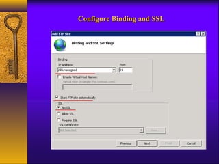 CCoonnffiigguurree BBiinnddiinngg aanndd SSSSLL 
 