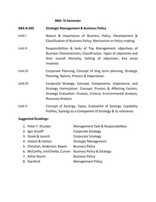 Bba | PDF