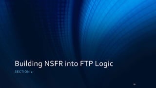 Building NSFR into FTP Logic 
SECTION 2 
13 
 