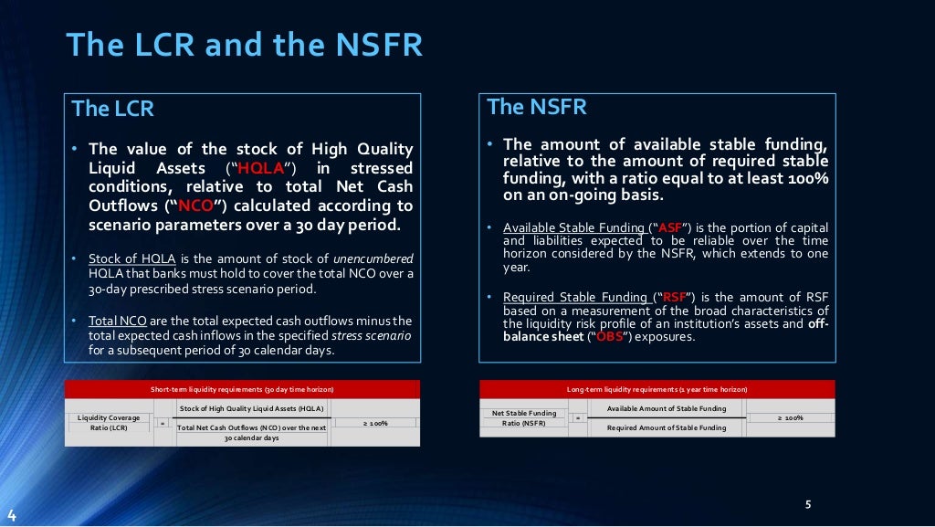 Basel III NSFR Liquidity Framework Theoretical Implementation Requir…