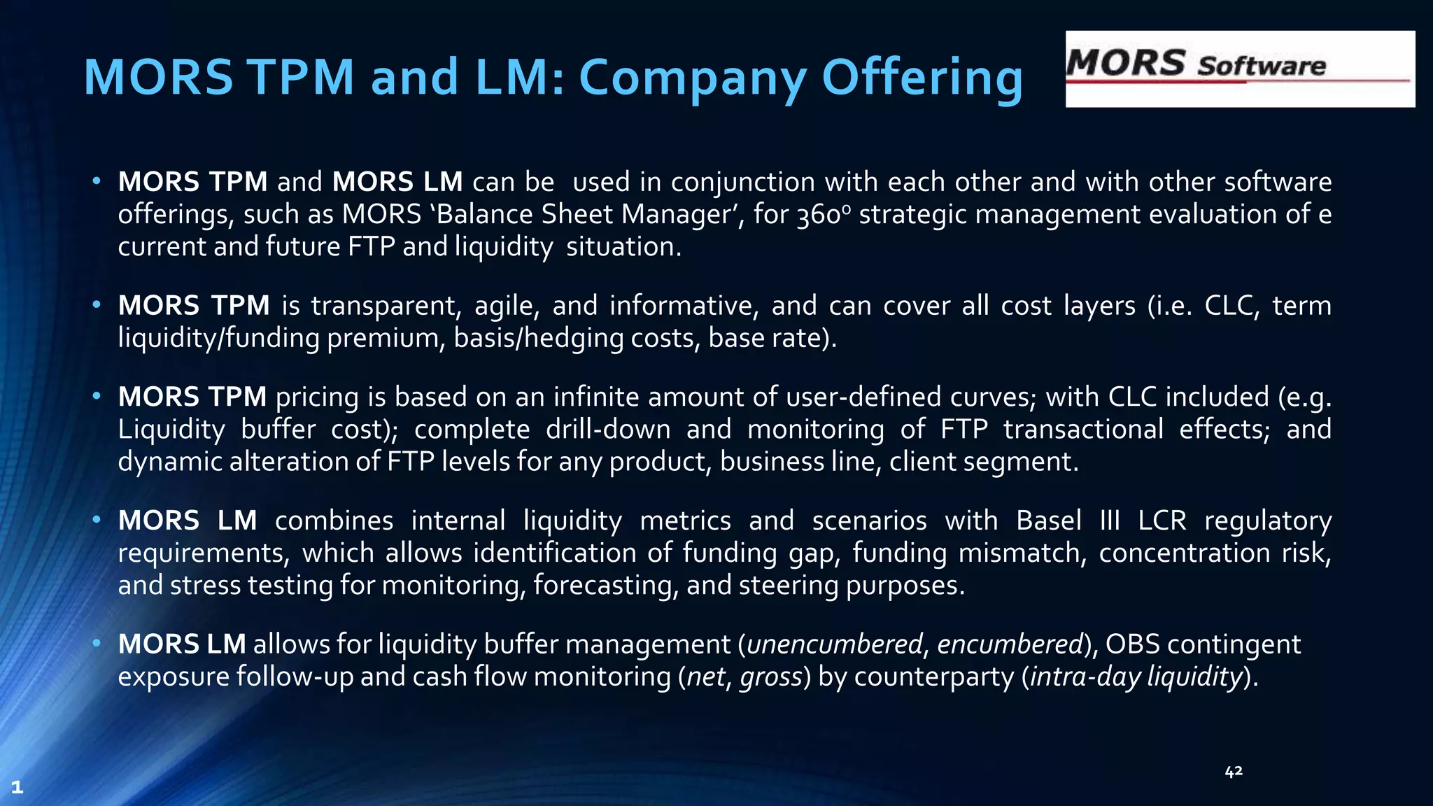 Basel III NSFR Liquidity Framework: Practical Implementation Requirements |  PPTX
